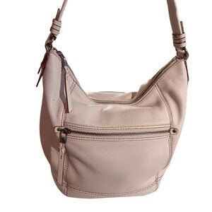 The Sak Off-White Sequoia Leather Hobo Bag